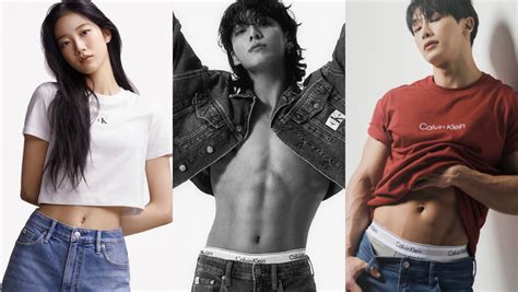 kpop idols who are ambassadors of calvin klein|calvin klein fashion.